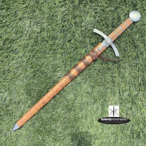 Monogram Sword, Custom Sword, Personalized Sword, Engraved Sword, 17" Medieval Crusader Knights Of Templar Short Sword With Sheath