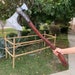 Monogram Axe, Custom TOMAHAWK, Personalized Axe, Engraved Axes, God of War 4 Life-Size Kratos' Axe Foam Replica 1:1 Scale Cosplay Prop 