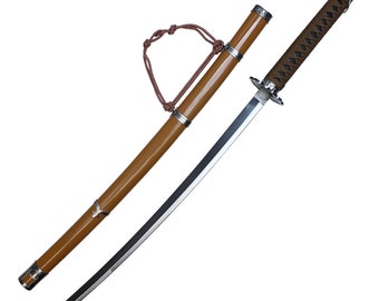 Monogram Sword, Custom Sword, Personalized Sword, Engraved Sword, 41" Black Mortal Blade Sekiro: Shadows Die Twice Black Scroll Sword