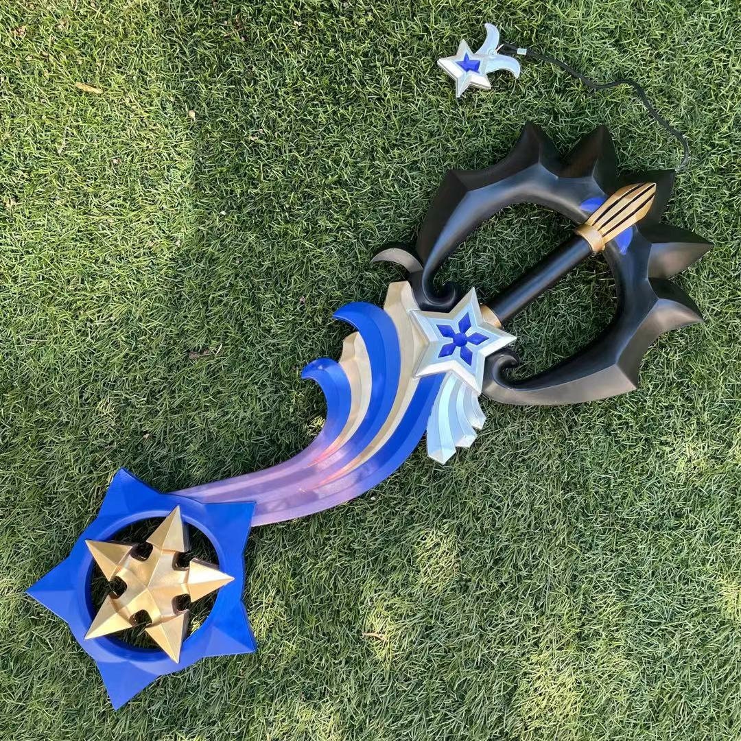 Monogram Keyblade, Custom Keyblade, Personalized Keyblade, Engraved, Kingdom Hearts III Shooting Star KHIII Cosplay Prop