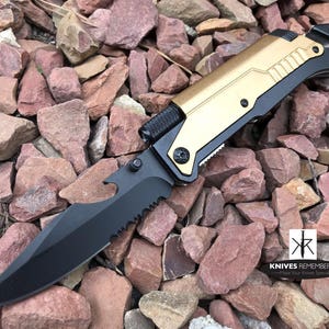 1 Personalized Survival knife, Groomsman Gift, Fathers Day Gift, Wedding Favors, Custom Knife, Pocket Knife Best Man Gift, LED Light