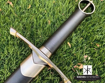 Monogram Sword, Custom Sword, Personalized Sword, Engraved Sword, Medieval Knight Warrior's Irish Celtic Sword with Scabbard