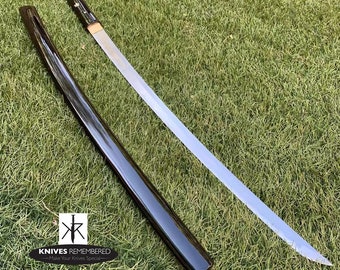 Monogram Sword, Custom Sword, Personalized Sword, Engraved Sword, Hattori Hanzo Kill Bill O-Ren Ishii Samurai Japanese Ninja Sword w/ Scab