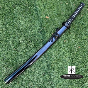 Monogram Custom Japanese Katana, Personalized Engraved Sword, Wakizashi Size SHARP Blade Short Training Katana Practice Sword