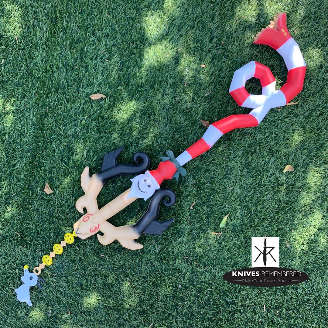 Monogram Keyblade, Custom Keyblade, Personalized Keyblade, Engraved