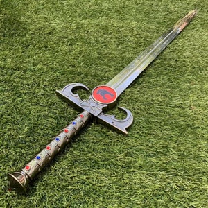 Monogram Sword, Custom Sword, Personalized Sword, Engraved Sword, 47&quot; ThunderCats Sword Of Omen Lion O Sword New Version w/ Leather Sheath