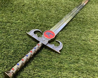 Monogram Sword, Custom Sword, Personalized Sword, Engraved Sword, 47" ThunderCats Sword Of Omen Lion O Sword New Version w/ Leather Sheath