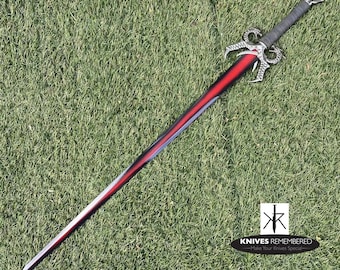 Monogram Sword, Custom Sword, Personalized Sword, Engraved Sword, 44" Fantasy Sword With Double Dragon Daggers