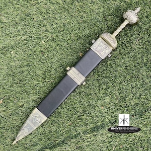 Monogram Sword, Custom Sword, Personalized Sword, Engraved Sword, Roman Maximus Gladius Gladiator Sword with Scabbard