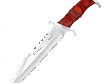 Monogram Knife, Custom Knives, Survival Knife, Hunting Knife, Personalized Knife, Engraved Knives, Jungle Knife, RAMBO III Hunting Knife