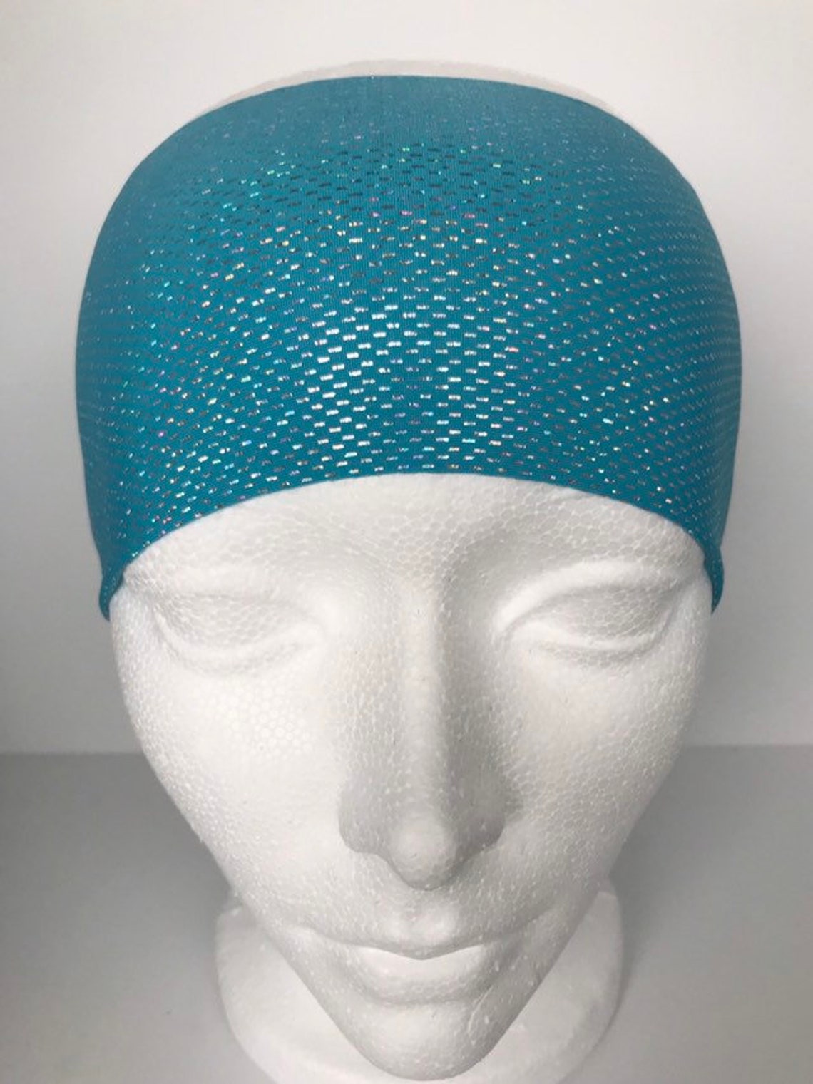 Sparkle Bluelightweight Fitness Headbandunisex Running Etsy