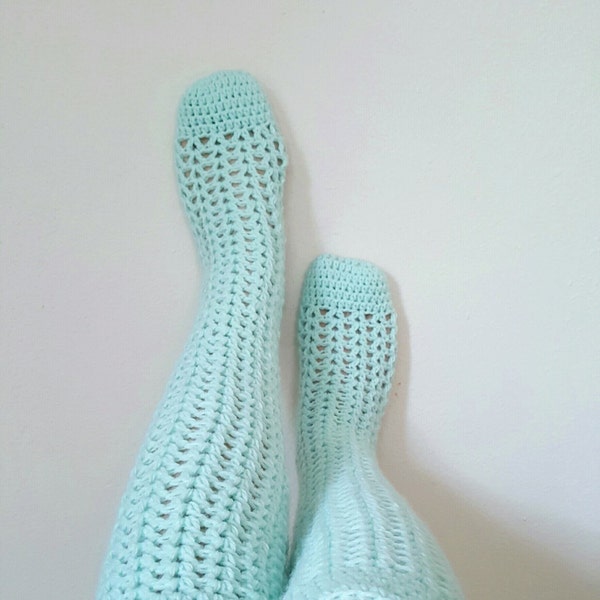 Valerie's Knee High Socks Crochet Pattern *PDF FILE ONLY* Instant Download