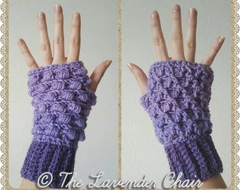 Reversible Lily's Fingerless Gloves Häkelanleitung *NUR PDF DATEI* Sofort Download