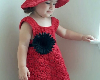 Weeping Willow Toddler Dress Crochet Pattern - PDF FILE ONLY - Instant Download - The Lavender Chair