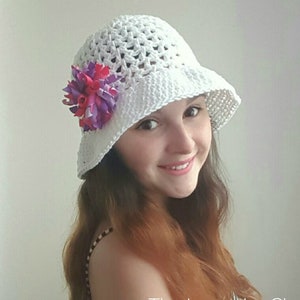 Valerie's Summer Sun Hat Crochet Pattern *PDF DOWNLOAD ONLY* The Lavender Chair - Instant Download