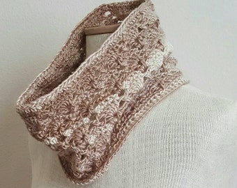 Vintage Cowl Crochet Pattern *PDF FILE ONLY* Instant Download