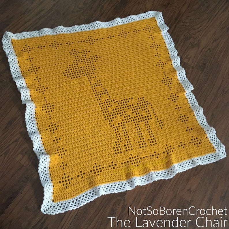 Filet Giraffe Blanket Crochet Pattern PDF FILE ONLY The Etsy