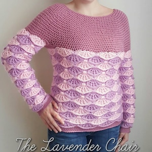 Painted in Warmth Sweater by The Lavender Chair PDF DOWNLOAD ONLY Instant Dowload image 1