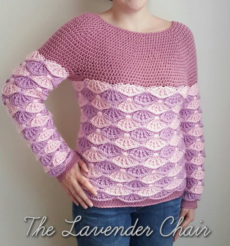 Gemalt in Wärme Pullover von The Lavender Chair PDF DOWNLOAD ONLY Instant Dowload Bild 1