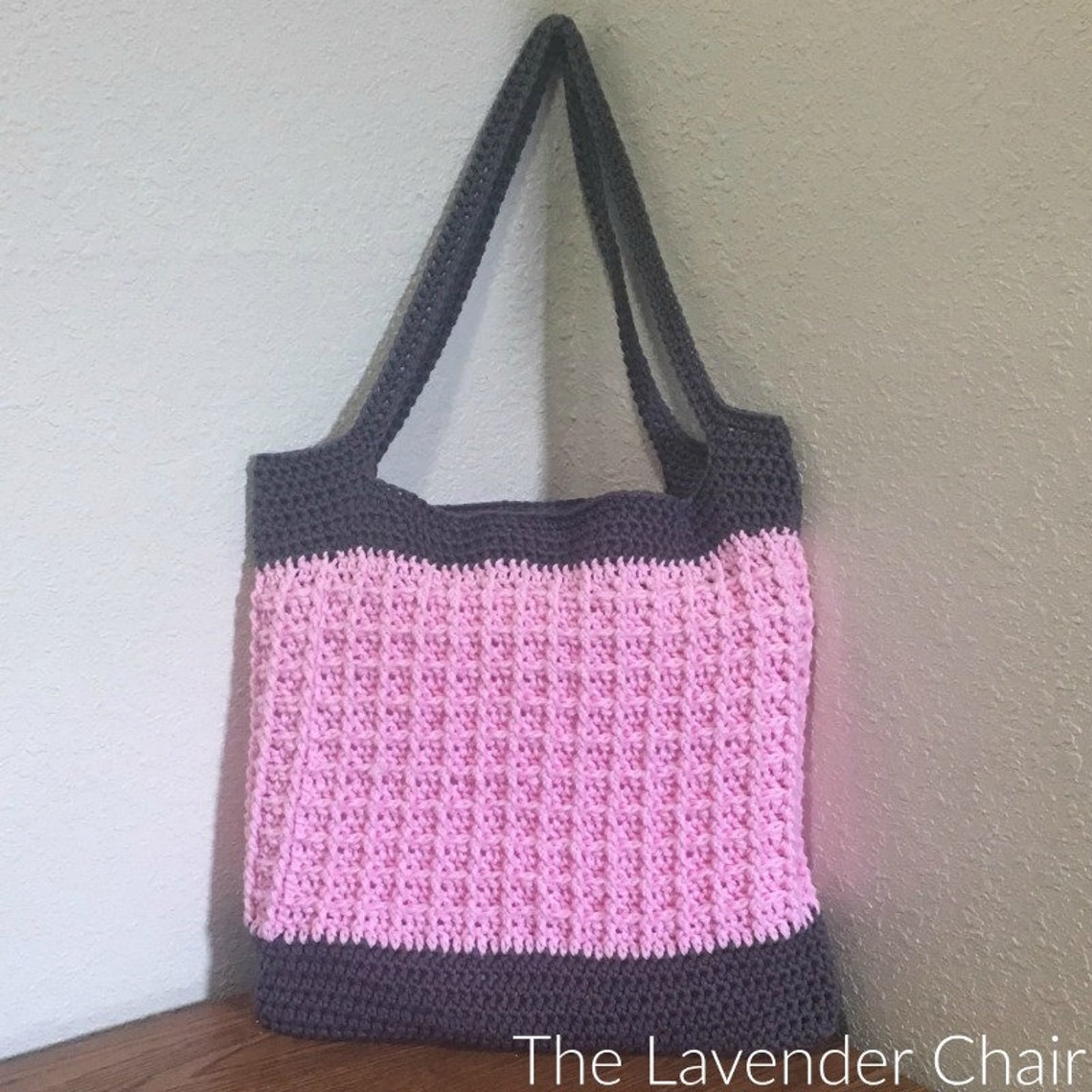 Waffle Stitch Market Tote Crochet Pattern PDF FILE ONLY Etsy