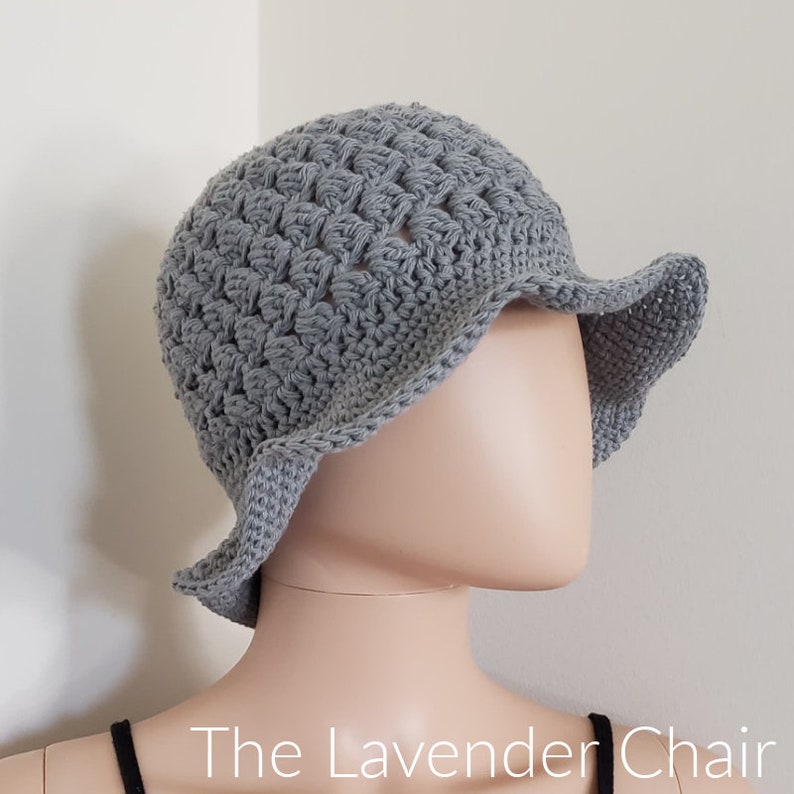 Clarissa Sun Hat Adult Crochet Pattern PDF FILE ONLY The Lavender Chair Instant Download image 1
