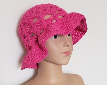 Francesca Sun Hat (Child) Crochet Pattern *PDF FILE ONLY* The Lavender Chair - Instant Download