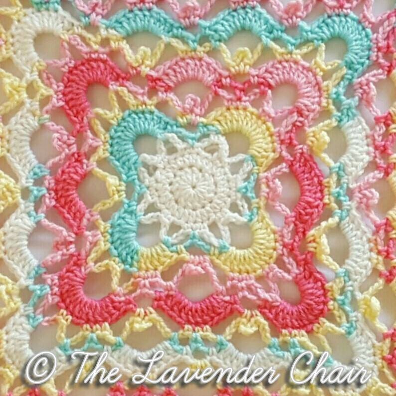 Gemstone Lace Blanket Crochet Pattern PDF FILE ONLY Instant Etsy