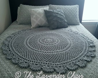 Ring Around the Rosie Mandala Blanket Crochet Pattern *PDF FILE DOWNLOAD* The Lavender Chair - Instant Download