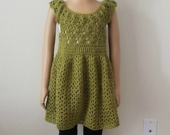 Valerie's Vintage Rounded Yoke Dress Crochet Pattern *PDF FILE ONLY* Instant Download