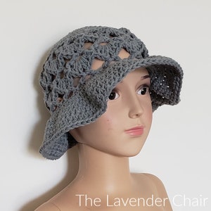 Sensu Fan Sun Hat (Child) Crochet Pattern *PDF FILE ONLY* The Lavender Chair - Instant Download