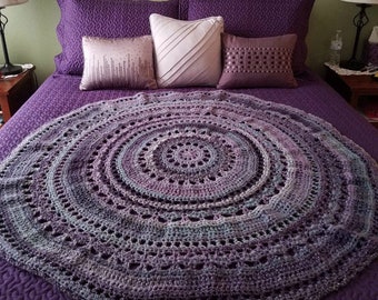 Wagon Wheel Circular Blanket Crochet Pattern *PDF FILE ONLY* The Lavender Chair - Instant Download