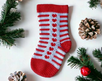 Love Me Tender Stocking Crochet Pattern *PDF DOWNLOAD ONLY* The Lavender Chair - Instant Download