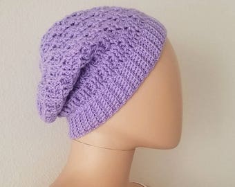 Textured Spike Stitch Beanie Crochet Pattern *PDF FILE ONLY* Instant Download