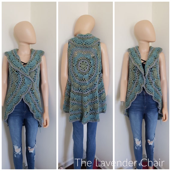 Circle sweater crochet pattern sales