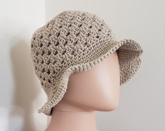 Granny Stitch Sun Hat (Adult) Crochet Pattern *PDF FILE ONLY* The Lavender Chair - Instant Download