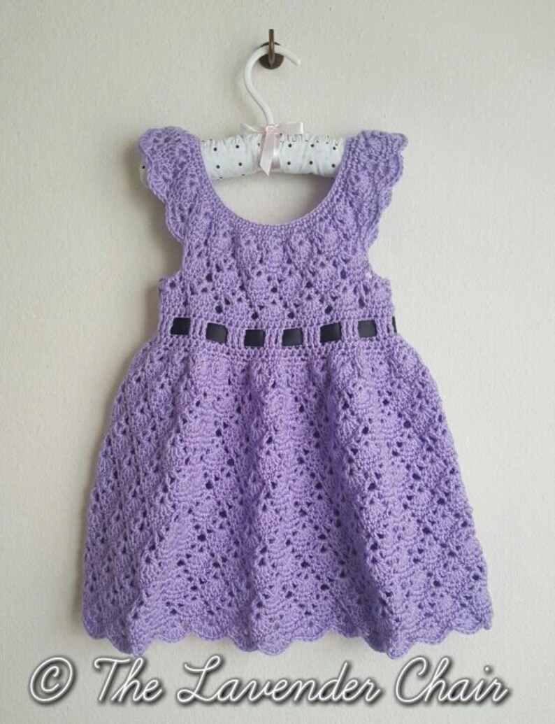 Vintage Round Yoke Dress Crochet Pattern PDF FILE DOWNLOAD Etsy