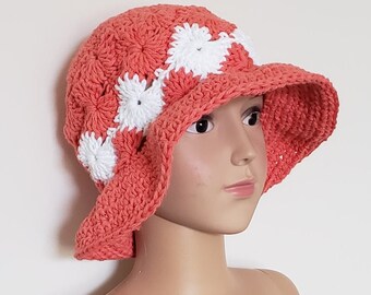 Josephine's Sun Hat (Child) Crochet Pattern *PDF FILE ONLY* The Lavender Chair - Instant Download