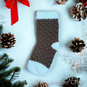 Meshy Shells Stocking Crochet Pattern *PDF FILE ONLY* The Lavender Chair - Instant Download