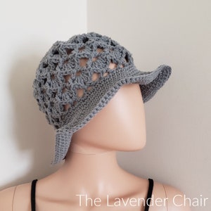 Sensu Fan Sun Hat (Adult) Crochet Pattern *PDF FILE ONLY* The Lavender Chair - Instant Download