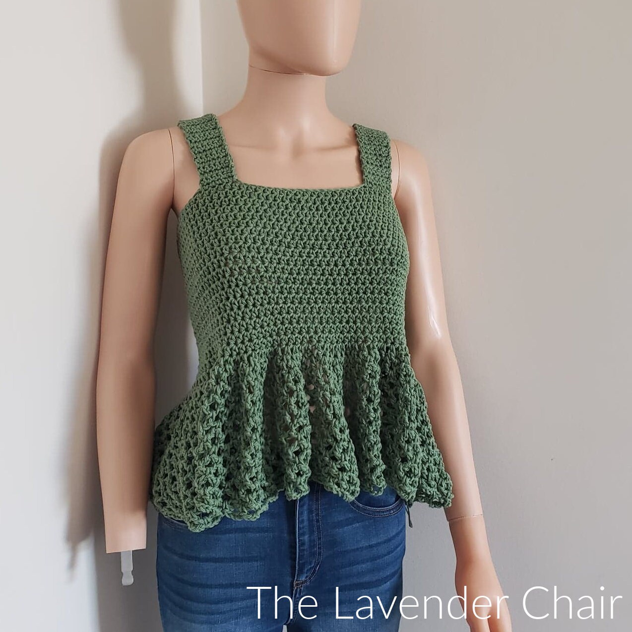 Lacy Tank Top Crochet Pattern PDF FILE DOWNLOAD the Lavender | Etsy