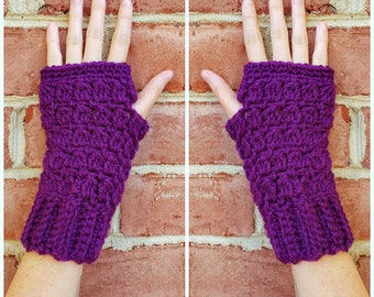 Candace's Cluster Fingerless Gloves Crochet Pattern *PDF FILE DOWNLOAD* The Lavender Chair - Instant Download