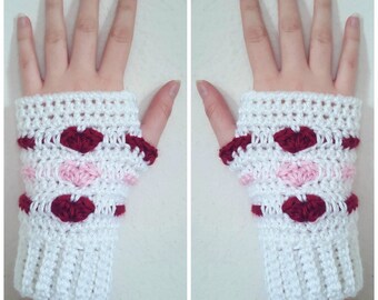 Love Me Tender Fingerless Gloves Crochet Pattern *PDF FILE ONLY* The Lavender Chair Instant Download