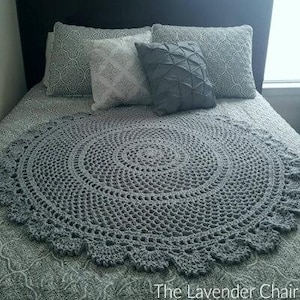 Ring Around the Rosie Mandala Blanket Crochet Pattern *PDF FILE DOWNLOAD* The Lavender Chair - Instant Download