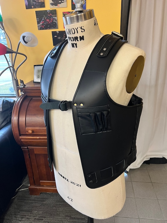 Leather on sale tool vest