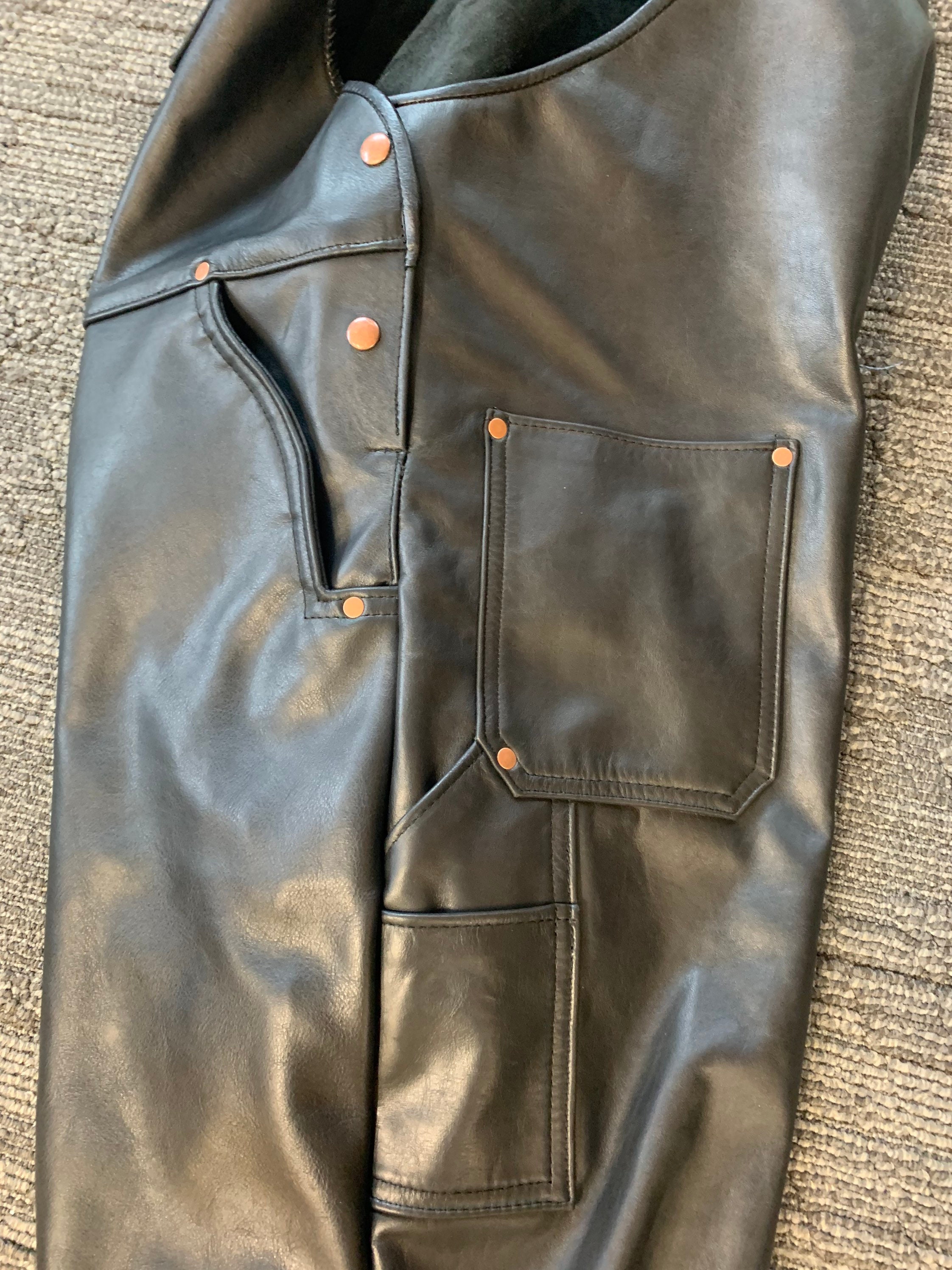Leather Bib Overall Shorts - Etsy Leather Bib Overall Shorts - Etsy