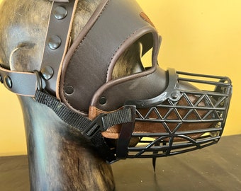 No bite cage for human pup mask