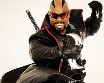 Blade inspired leather jacket