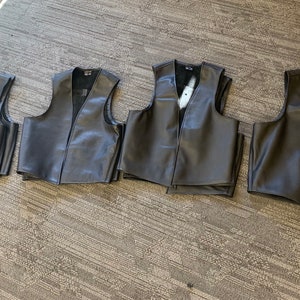 Leather bar vest