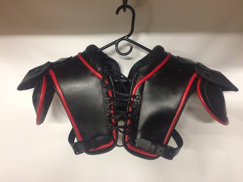 Leather Football Pads and Custom Option Etsy