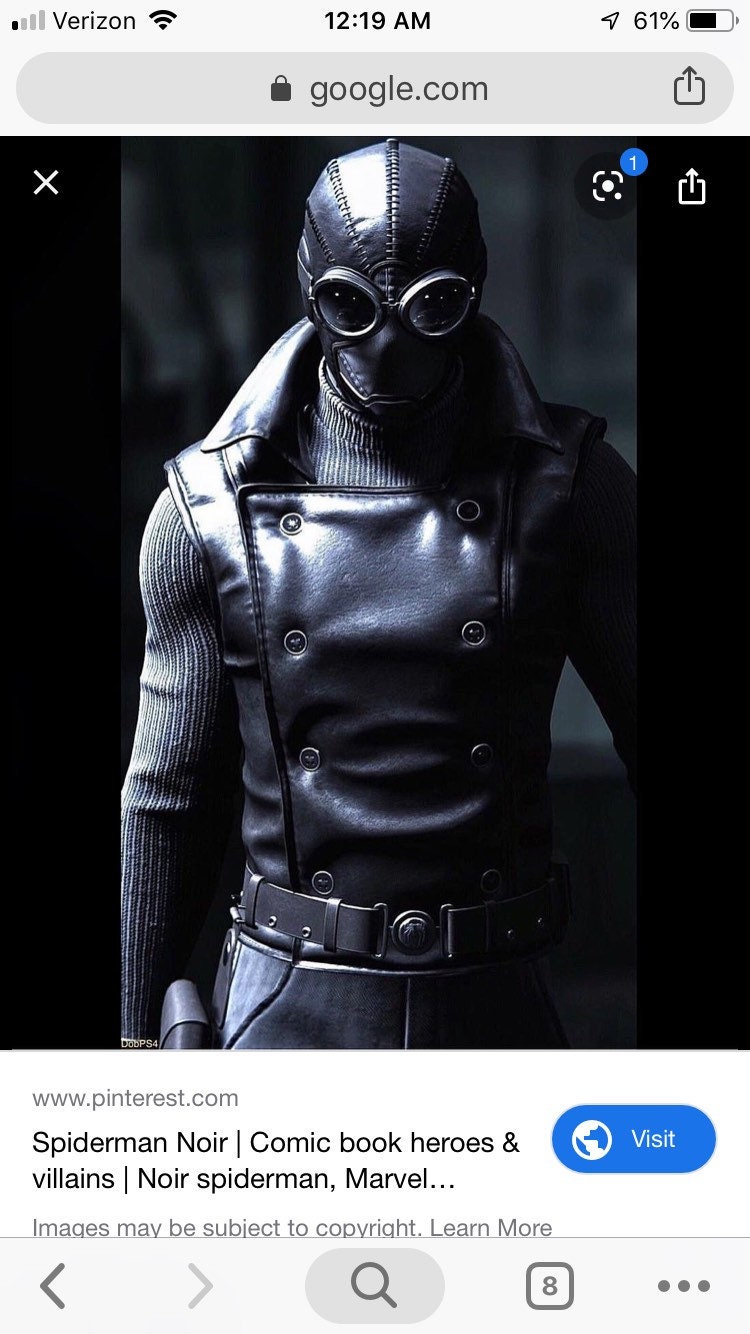 Spider man deals noir vest